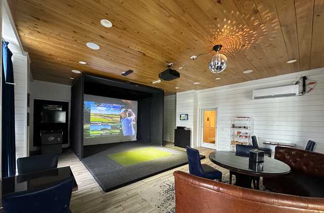 A view from One Club - Full Swing Simulator.