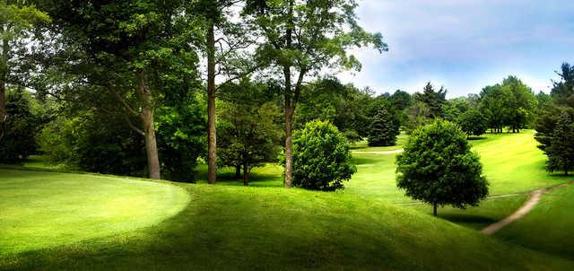 A view from a tee at Delaware Country Club