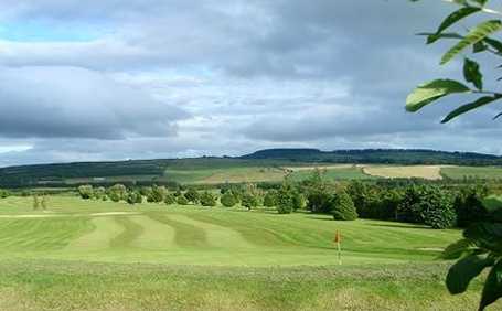 A view of a green at Djouce Golf Club