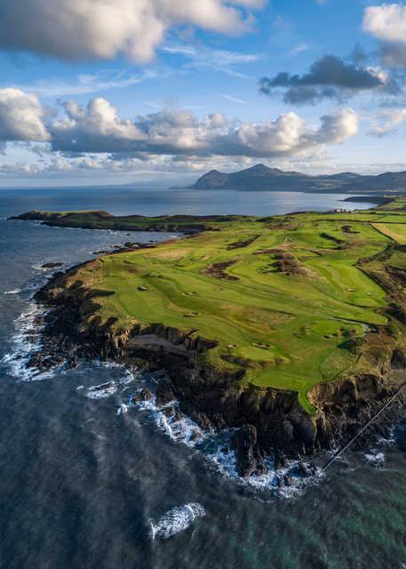 Aerial view from Nefyn Golf Club