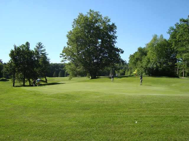 A view of a green at Duston Country Club