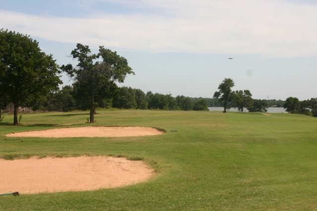 A view of a fairway at Chandler Golf Course