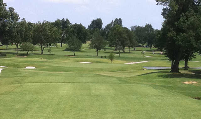 A view from tee #14 at Tulsa Country Club