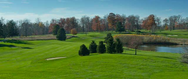 View of the 18th hole at Zollner Golf Course