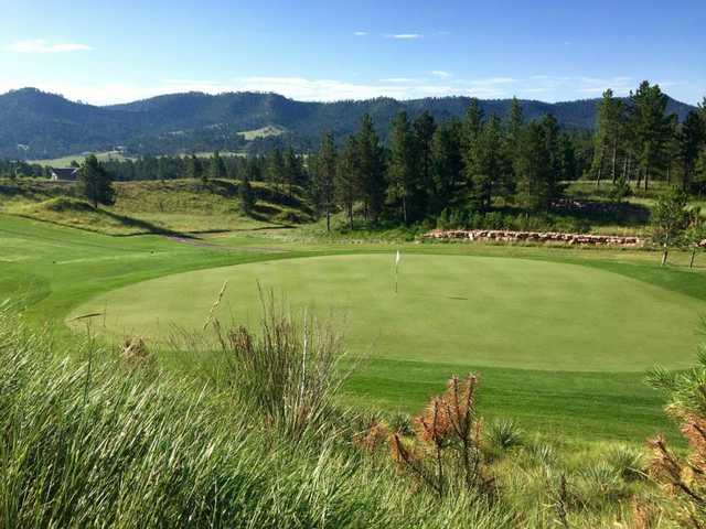 A view of green #13 at Southern Hills Golf Course.