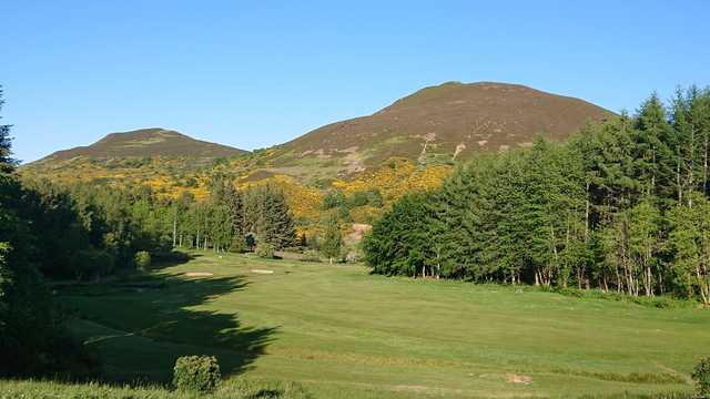 A view of a hole at Melrose Golf Club.