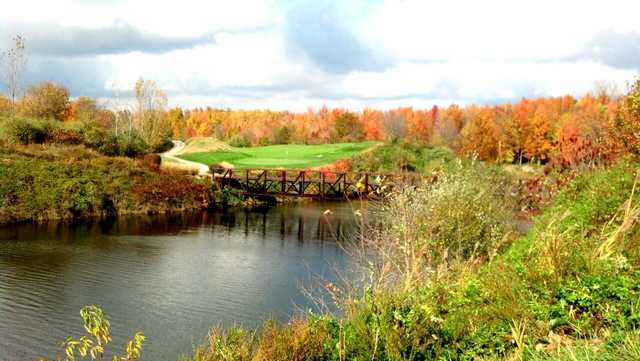 A view over the water from Victoria National Golf Club