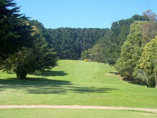 View from Korumburra Golf Club's 5th hole
