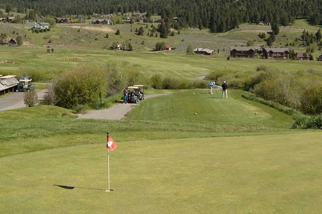 A view of hole #4 at Big Sky Golf Club