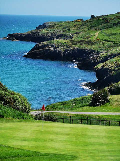 View of a green at Wicklow Golf Club.