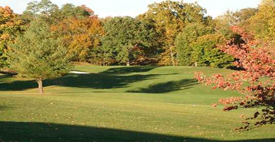A fall view from Clover Meadow Golf Course