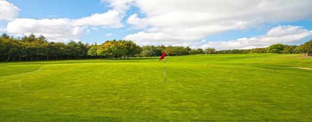 A view of hole #3 at Hollywood Lakes Golf Club.