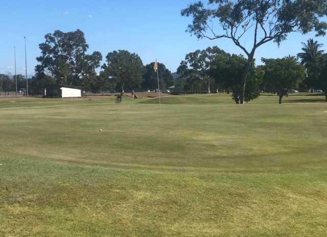 View of a green at Lavarack Golf Club