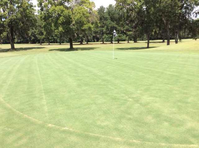 A view of the 3rd green at Aroostook Golf Course