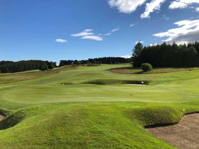 A view of a hole at SCHLOSS Roxburghe Golf Course.