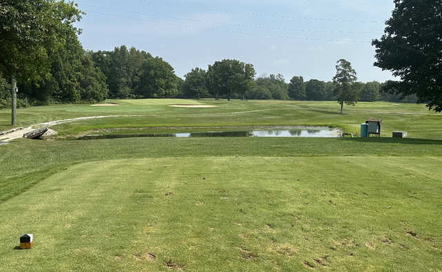 View from a tee at Tiger Pointe Golf & Event Center.