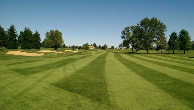 A view from a fairway at The Links from Lang Farm