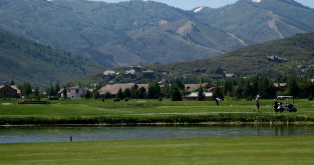 A view over the water from Park City Golf Club.