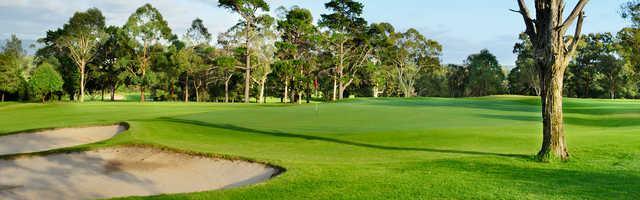 View of a green at Wantima Country Club.