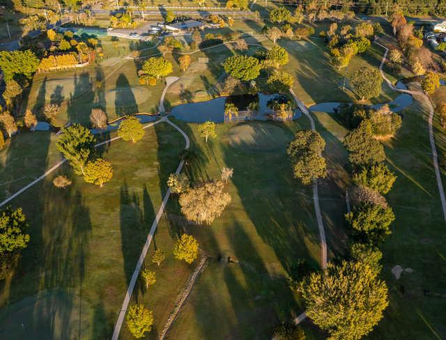 Aerial view from Meadow Park Golf Course.