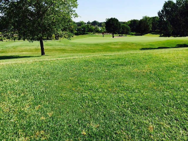 A view of a green at Lakeview Golf Course