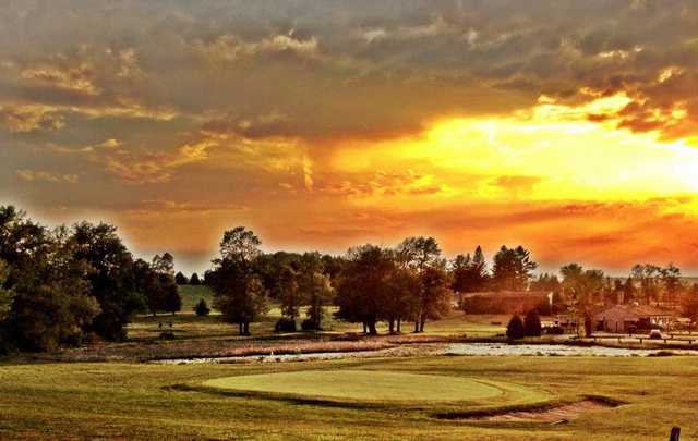 A view of a green at Prospect Point Golf Club