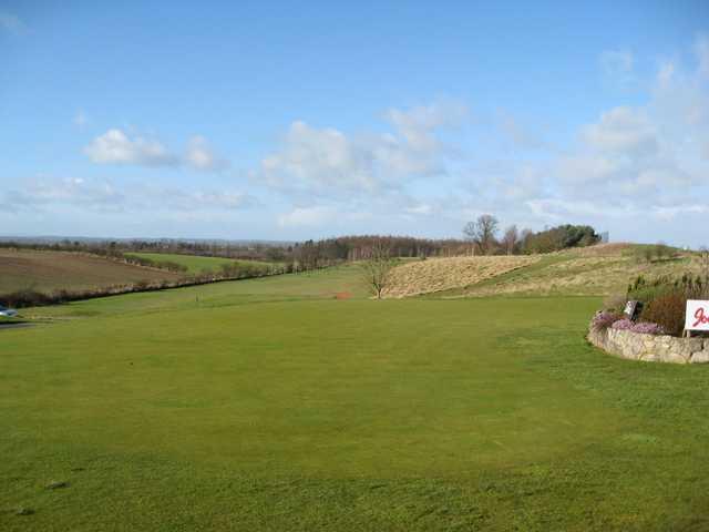 Panoramic view from the putting green at The Chase Golf Club