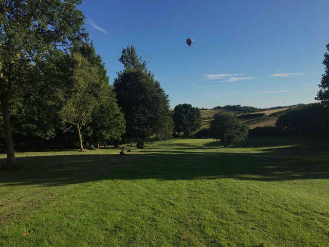A sunny from a fairway at Shirland Golf Club.