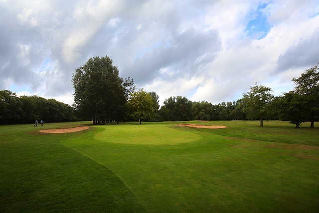 A well protected green at Ruislip Golf Club