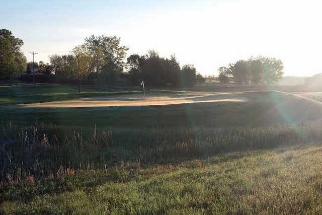 A sunny day view from Hiawatha Golf Club