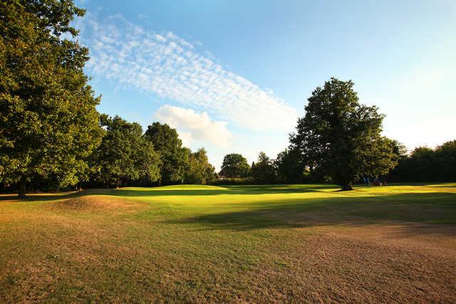 A good looking approach shot at Ruislip Golf Club