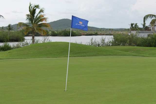 A view of a hole at Marina Mazatlan Golf Course