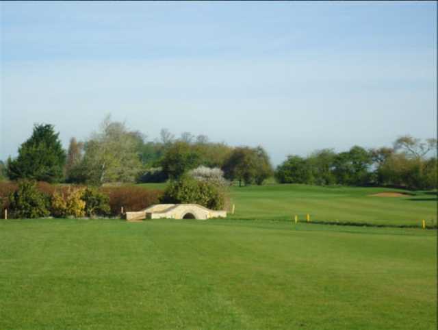 Bridge and fairway shot of green on Carswell Golf Course at Carswell Golf & Country Club