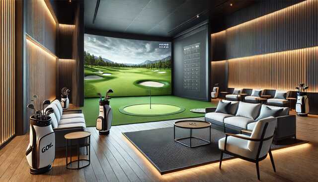 A view from The Golf Lab Huntsville.