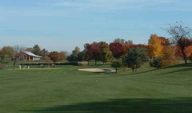 A fall view from Smock Golf Course