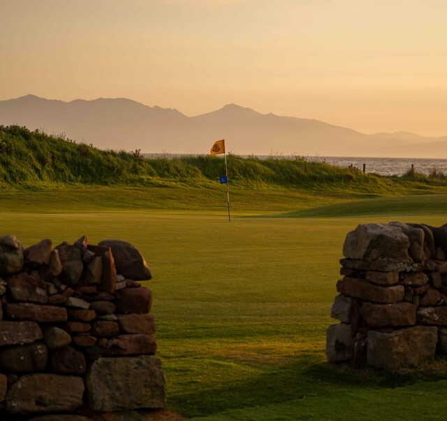A view from The West Kilbride Golf Club.