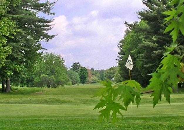 A view of a hole at Angus Lea Golf & Tennis Club