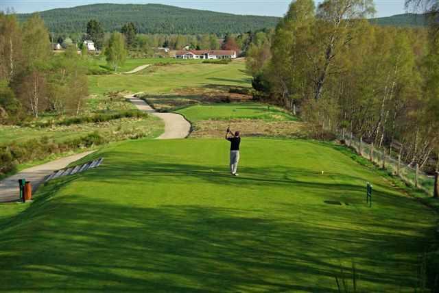 Boat of Garten: 18th tee & fairway