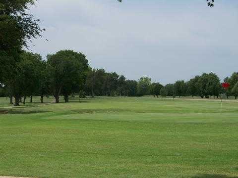 A view of a green at Riverside Golf Course