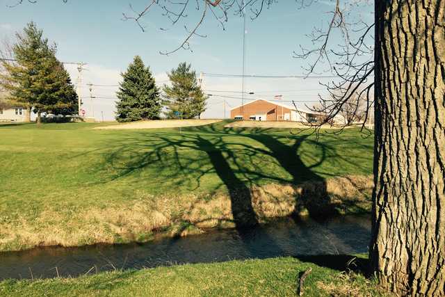A sunny day view from Frankfort Commons Golf Course