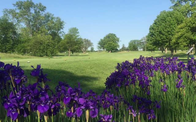 A view of tee #16 at Hillview Country Club.