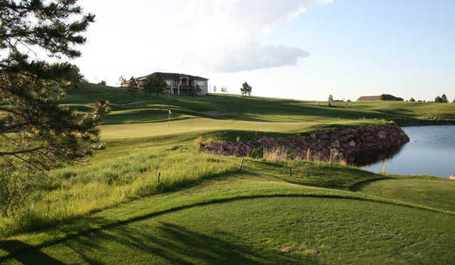 A view of the 10th hole at the Golf Club at Red Rock.