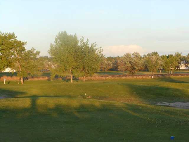 A view from a tee at Hickory Swing Golf Course