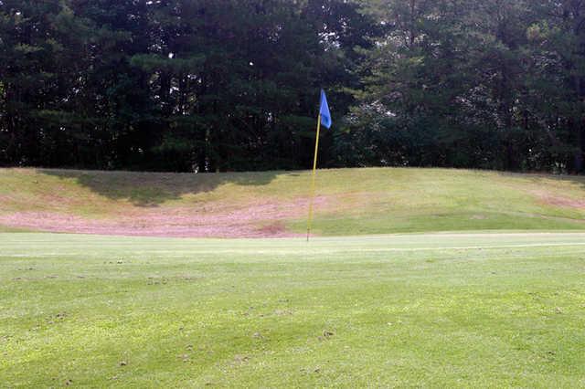 A view of a hole at Blue from Mountain View Golf Course