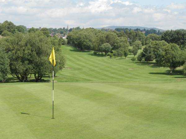 A view of hole #2 at Leek Golf Club
