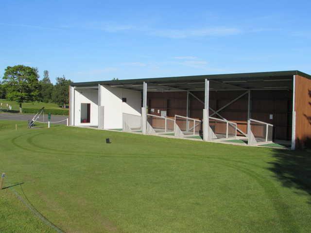 A view from the driving range at Cowglen Golf Club