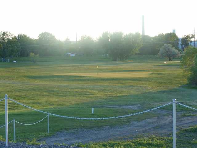 A view of a green at Hickory Swing Golf Course