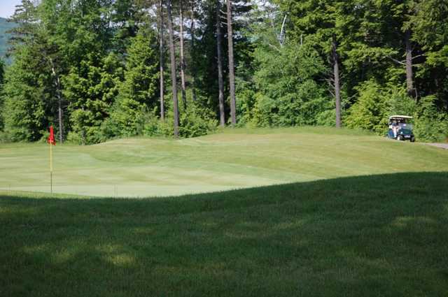 A view of a hole at Owl's Nest Golf Club