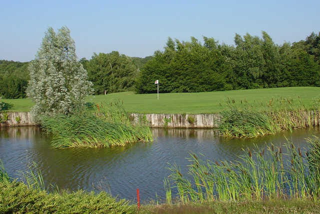 A view over the water from Macon La Salle Golf Club