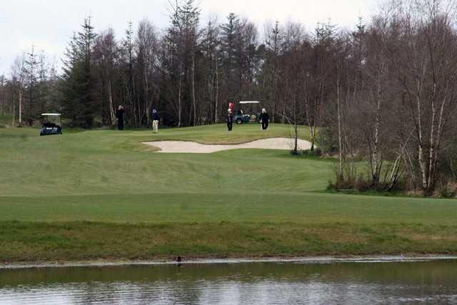 Mountbellew GC: View from 6th tee box to green (Jarlath Donnellan)